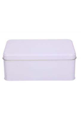 Blikken Wit Blanco 19.2x12.7x7.5cm 12stuks