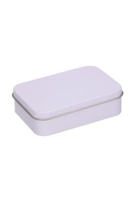 Blikken Wit Blanco 10.7x7.3x2.8cm 24stuks