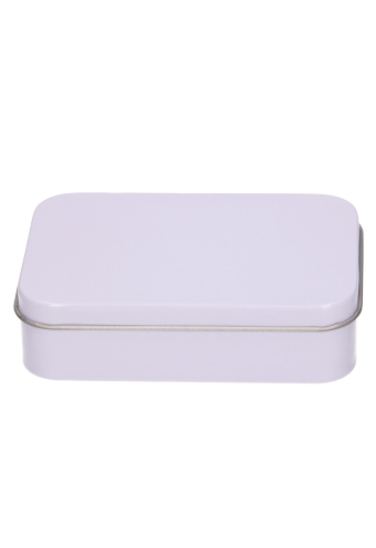 Blikken Wit Blanco 10.7x7.3x2.8cm 24stuks