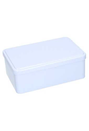 Blikken Blanco Wit 19.5x12.5x7.3cm 1stuks