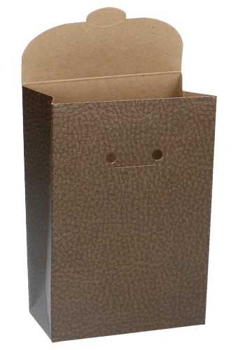 Kadozakje Java Met Sluiting Lederlook Bruin 9x4.5x13cm 10 stuks