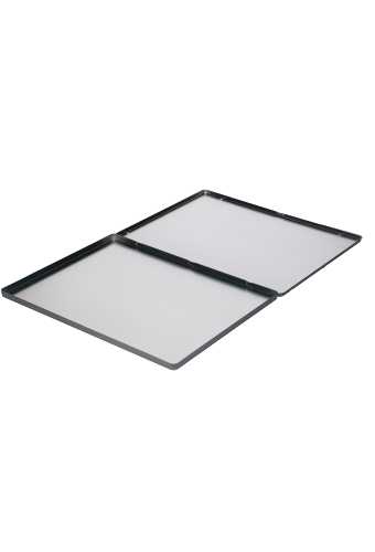 Blikken Blanco A4 Met Scharnier Deksel 31.5x24.5x1.2cm 1stuks