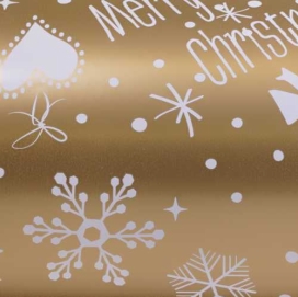 Kerstzakjes Merry Christmas And Happy New Year 21x30cm 100stuks