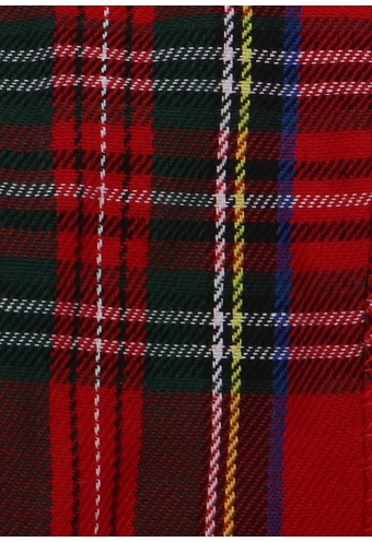 Luxe Kadolint Met IJzerdraad Tartan Schotse Ruit 63mm x 10meter