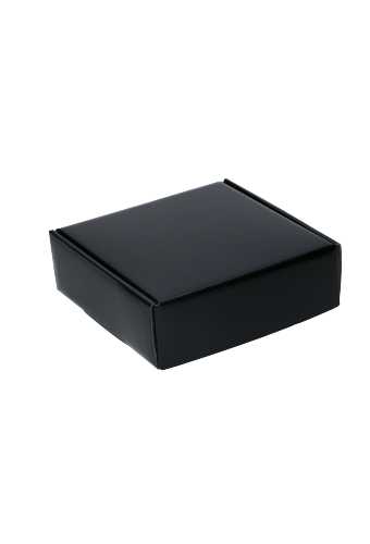 Luxe Verzenddoos Rolo Zwart Blinkend 16x16x5.8cm 25stuks