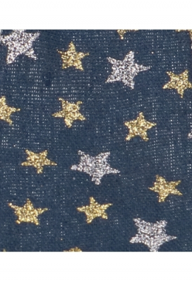 Luxe Kadolint IJzerdraad Blue & Stars Gold  63mm x 10meter