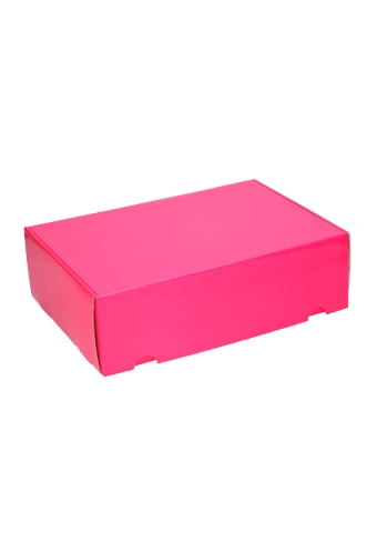 Luxe Verzenddoos Rolo Fuchsia Blinkend 42.5x31x15.5cm 25stuks