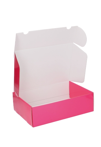 Luxe Verzenddoos Rolo Fuchsia Blinkend 42.5x31x15.5cm 25stuks