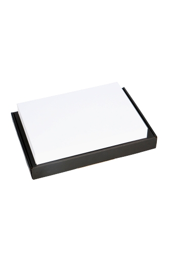 Brievenbusdoos Met Klep Pinto Zwart & Zwart A5 24.5x17.5x2.9cm 100stuk