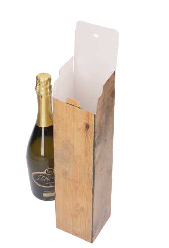 Wijndozen 1-Fles Hout 8.7x8.7x33cm 100stuks