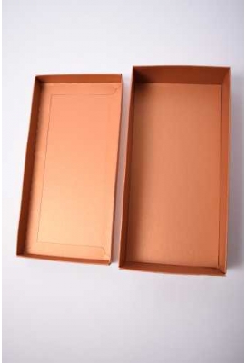 Geschenkdoos 10.7x21.7x4.5cm Ivo Metallic Koper 50stuks