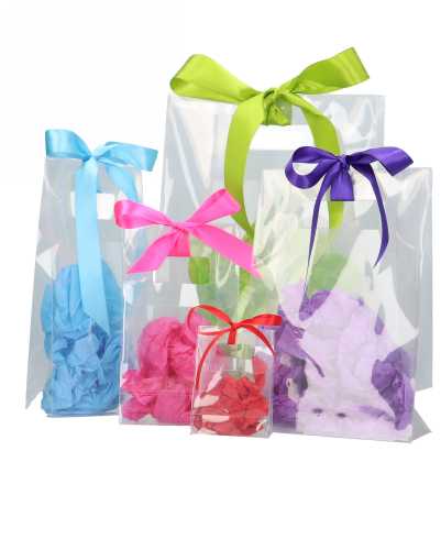 Kadotasjes Dolo Transparant 180my 17.5x9.5x26.5cm 25stuks