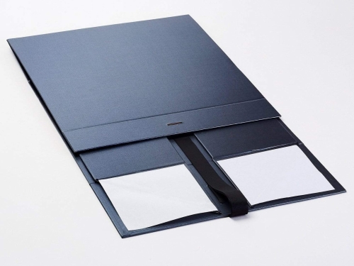 Luxueuze Magneetdozen Diamond & Satijn Tinnen Mat 33x33x14.5cm 12st