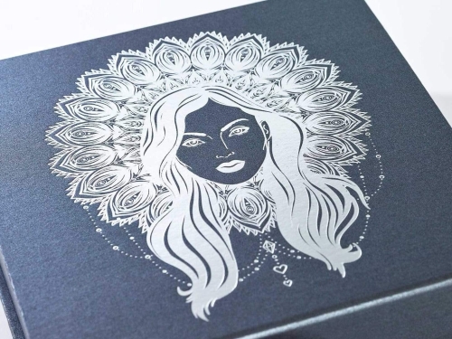 Luxueuze Magneetdozen Diamond & Satijn Tinnen Mat 33x33x14.5cm 12st