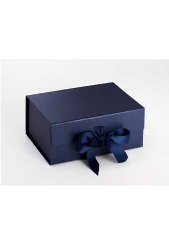 Luxueuze Magneetdozen Diamond & Satijn Navy 22x16x9.5cm 12stuks