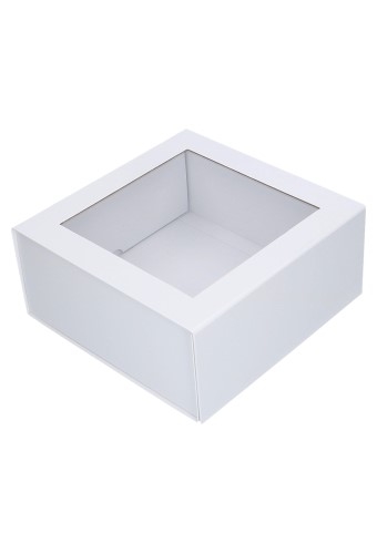 Luxe Magneetdozen New York FSC® Wit Mat & Venster 22x22x10cm 25stuks