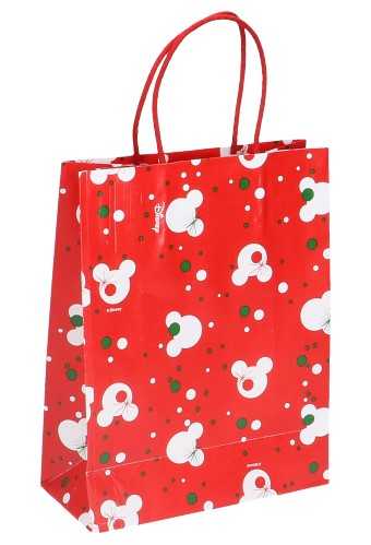 Luxe Kersttasjes Medium Mickey Mouse Disney 19x9x25cm 9stuks