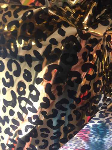 Magnum Autostrik Livorno Goud Met Panter Print Zwart 70x50+60cm