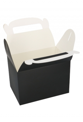 Draagdoosjes Danau Zwart 17.3x11.4x12.3cm 23stuks