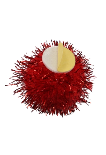 Pombows 25mm Rood met plakker 100stuks