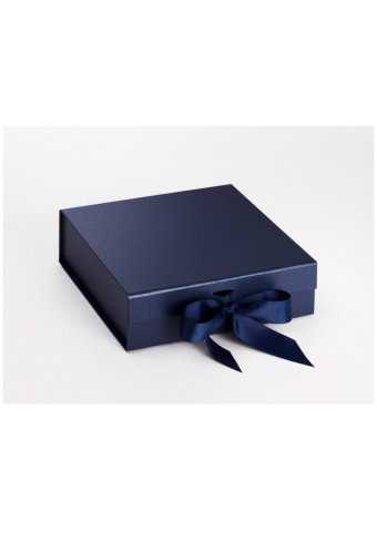 Luxueuze Magneetdozen Diamond & Satijn Navy 20.5x21.5x6cm 12stuks