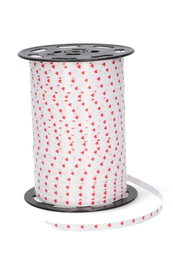 Krullint Hartjes Rood 5mm x 450 meter