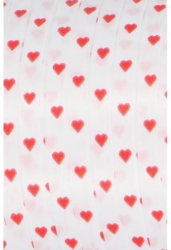 Krullint Hartjes Rood 5mm x 450 meter