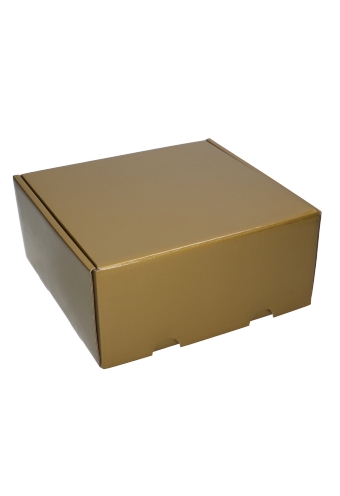 Luxe Verzenddoos Rolo Goud Blinkend 24x23x11cm 25stuks