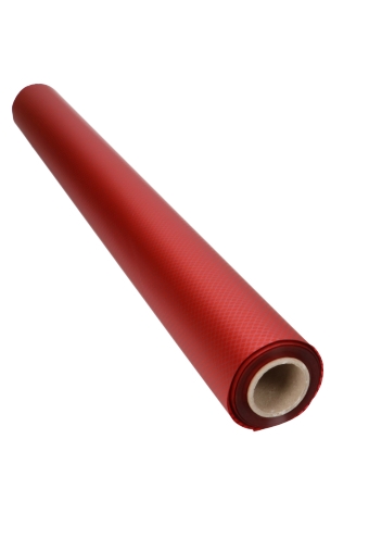 2 HALEN & 1 BETALEN Cadeaufolie Red Frosted Mat Ruit 70cm x 50meter