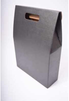 Luxe Bierverpakking  Zwart voor 3flesjes 75cl Bier 27x9x38.5cm 30stuks