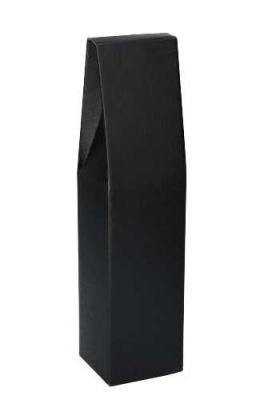 Luxe Bierverpakking Zwart Voor 1 Fles 75cl Bier  9x9x37cm 50stuks