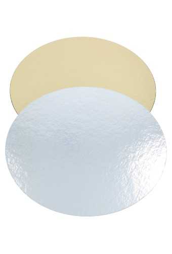 Kartonnen Bodem Doorsnee 16cm Goud & Zilver 100stuks