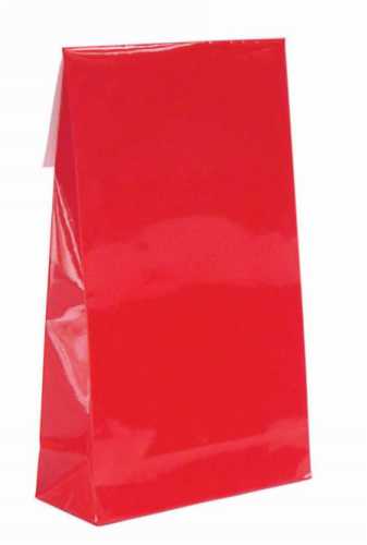 Luxe Kadozakjes Mila Glans Rood & Plakstrip.10x4x15.7cm 50stuks