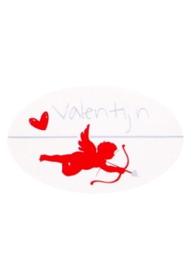 Etiketten Liefde Valentijn 4x2cm 500stuks Etiketten Liefde Valentijn 4x2cm 500stuks
