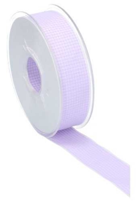 AKTIE Kadolint Pied De Poule Stoflint Lavendel 25mm x 20meter