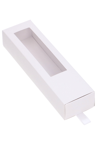 Bonbondoosjes 1 Ladeboxje Wit Glans Laag 16x4.3x2.8cm 10stuks