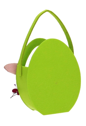 Paastasje Haasje Vilt & Hengsel 11x6x15cm 1 stuk