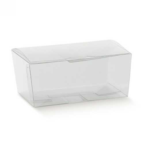 Transparant Bonbondoosje Plastic 11.5x7.5x6cm 250 gram 10stuks