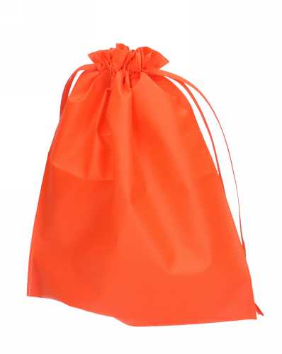 Geschenkzak Nonwoven Met Trekkoord Patti Oranje.35x10x39cm 200stuks