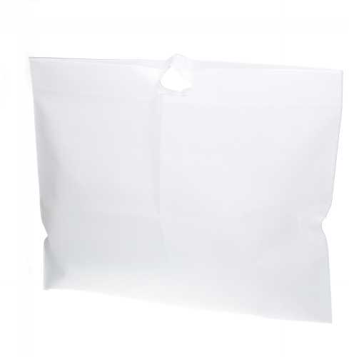 Draagtas Dongo Nonwoven Uitgesneden Handvat Wit 58x50cm 200stuks