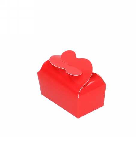 Bonbondoosjes Rood Vlinder Voor 2 Bonbons 7x4x3.5cm 25stuks