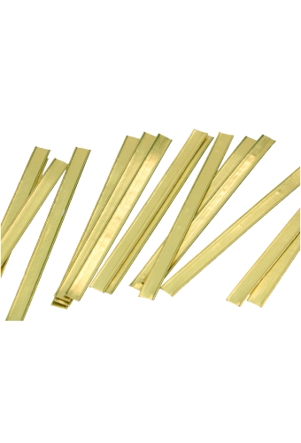 Wikkelstrips 10cm Goud 1000stuks