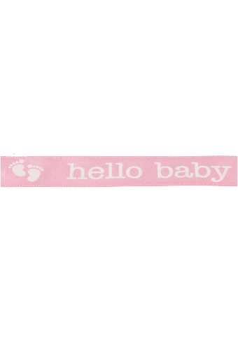Kadolint Satijn Hello Baby Roze 15mm x 15 meter