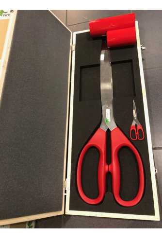 Super Openings Schaar Fabriano Rood afm 1meter huur prijs is per week