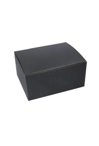 Geschenkdoos Delivery Box Zwart 35x28x12cm 435gram karton 10stuks