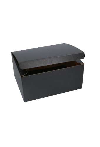 Geschenkdoos Delivery Box Zwart 35x28x12cm 435gram karton 10stuks