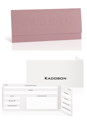 Kadobon & Envelop Impression Cadeau Soft Lilica 21.5x10.5cm 10stuks