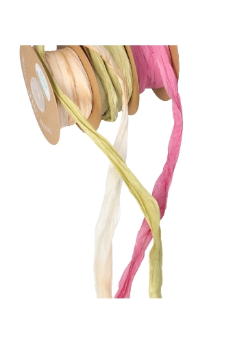 Papierlint Natuurlijke Gekleurde Brandnetel 10mtr Uit Te Vouwen 90mm