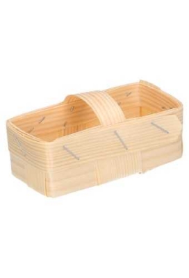 Aardbeienslofje spaan 14x6.5x5cm blank 25stuks