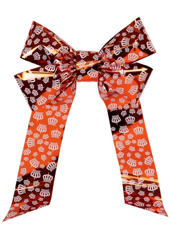 Magnum Autostrik Livorno Kroontjes Metallic Oranje 70x50+60cm